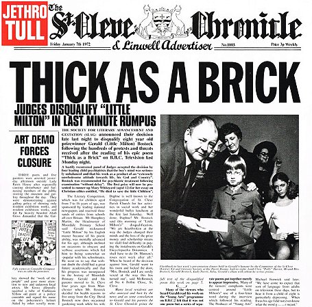 LP - Jethro Tull – Thick As A Brick ( Importado ) - Lacrado