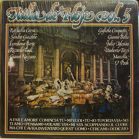 LP - Itália De Hoje Vol. 5 ( Vários Artistas )