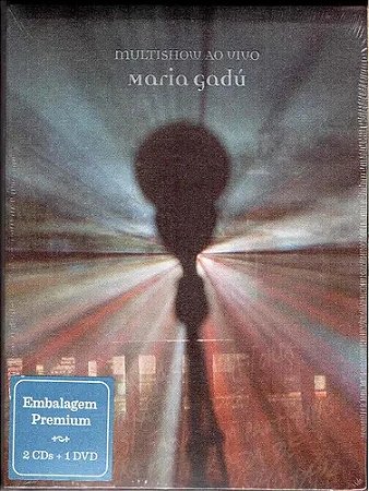 CD DUPLO + DVD - MARIA GADÚ MULTISHOW AO VIVO - Digipack