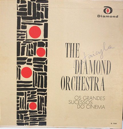 LP - The Diamond Orchestra – Os Grandes Sucessos Do Cinema