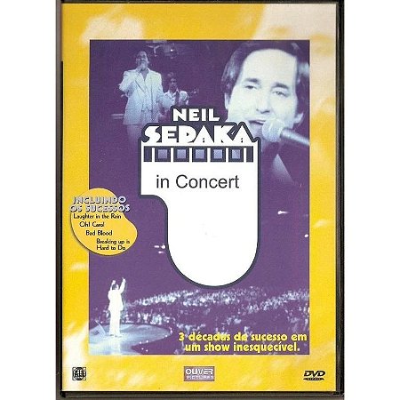 DVD - Neil Sedaka - In Concert ( Lacrado )