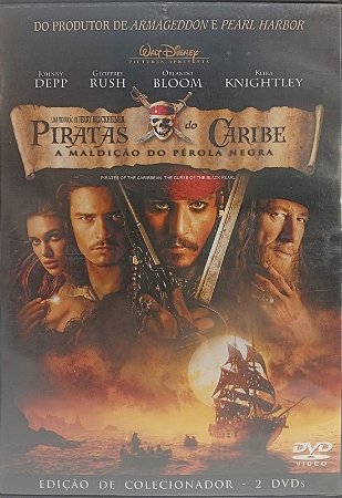 DVD Duplo - Piratas do Caribe - A Maldição do Pérola Negra (Edição de Colecionador)