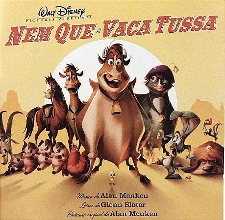 CD - Nem Que A Vaca Tussa - Alan Menken, Glenn Slater (Uma Trilha Sonora Original De Walt Disney Records)