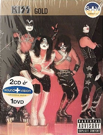 DVD + 2 CDS - Kiss – Gold (Sound + Vision Deluxe) (Digipack)