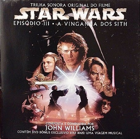 CD + DVD - Star Wars Episódio III · A Vingança dos Sith - John Williams (Trilha Sonora Original do Filme) (Promo)