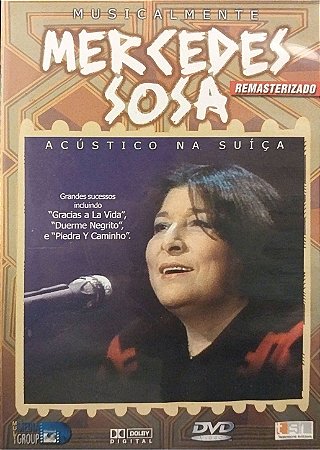 DVD - Mercedes Sosa – Musicalmente Mercedes Sosa - Acústico Na Suíça