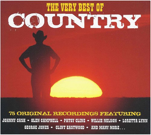 CD BOX - The Very Best Of Country, 75 Original Recordings ( 3 cds ) - Importado ( Vários Artistas )