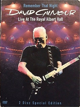 DVD Duplo - David Gilmour – Remember That Night (Live At The Royal Albert Hall) (Digipack)