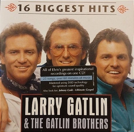 CD - Larry Gatlin & The Gatlin Brothers – 16 Biggest Hits - Importado (USA)