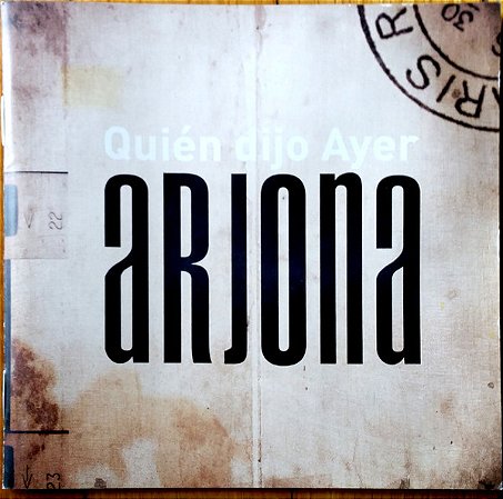 CD - Ricardo Arjona – Quién Dijo Ayer ( IMP - ARGENTINA )