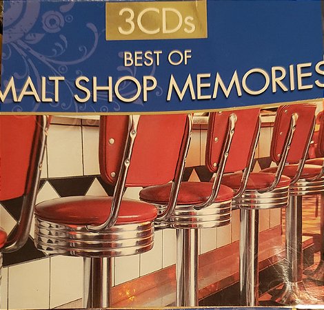 CD TRIPLO - Best Of Malt Shop Memories - Vários Artitas ( Imp - Canadá ) ( digipak )