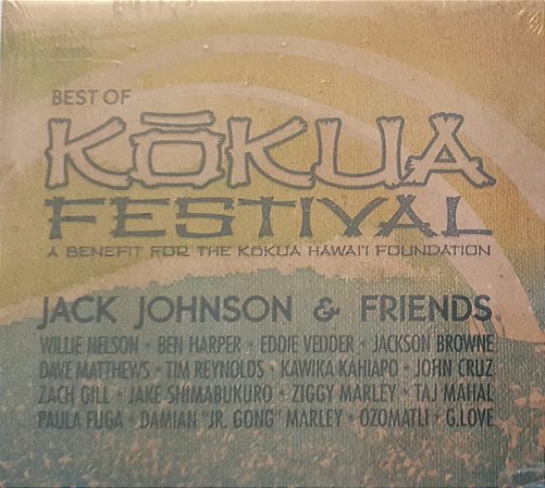 CD - Jack Johnson & Friends – Best Of Kokua Festival ( Lacrado ) ( Digipak )