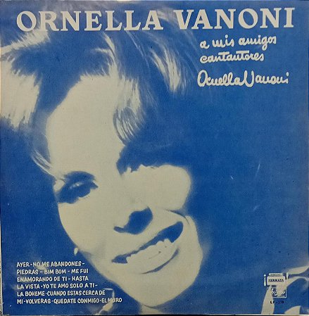 LP - Ornella Vanoni – A Mis Amigos cantautores (IMP. Argentina)
