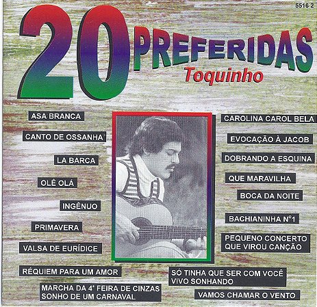 CD - Toquinho – 20 Preferidas