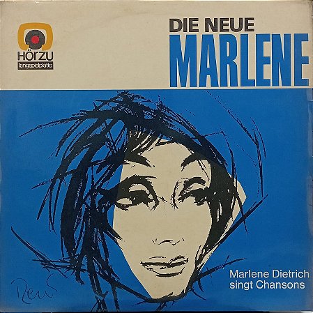 LP - Marlene Dietrich – Die Neue Marlene (Marlene Dietrich Singt Chansons)(Imp.Alemanha)
