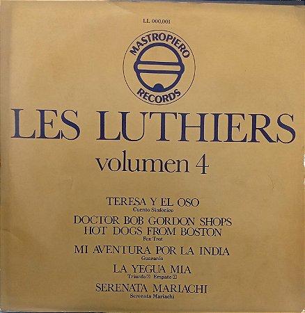 LP - Les Luthiers – Volumen 4 (Importado Argentina)