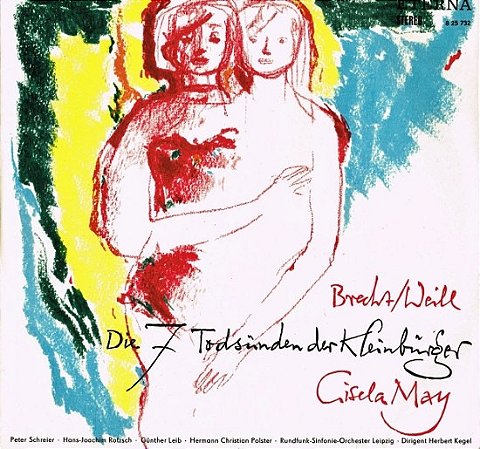 LP - Brecht, Weill, Gisela May – Die 7 Todsünden Der Kleinbürger ( Importado )