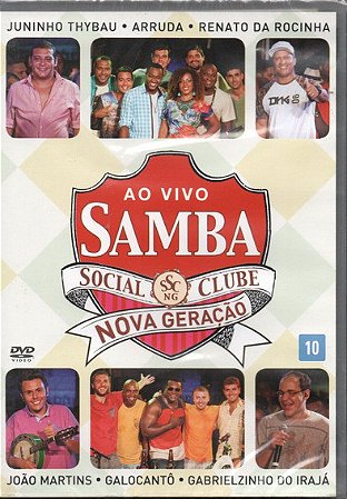 DVD - Samba Social Clube Nova Geração (Ao Vivo) - Vários Artistas ( lacrado )