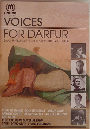 DVD - Voices For Darfur (C/ Encarte ) - Vários Artistas
