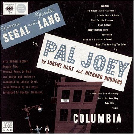 CD - Vivienne Segal And Harold Lang – Pal Joey - Broadway Cast ( Vários Artistas ) - Importado USA