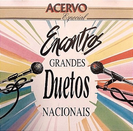 CD - Encontros - Grande Duetos Nacionais - Acervo Especial