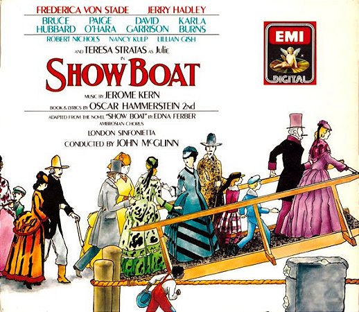 CD BOX - Kern - Show Boat - Von Stade / Hadley / Stratas / McGlinn ( Importado ) - 3 CDS