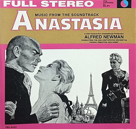 CD - Alfred Newman – Anastasia (Music From The Soundtrack) - Importado (USA)