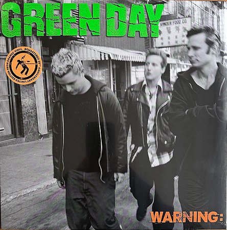 LP - Green Day – Warning: (Vinil Laranja Neon) ( lacrado Importado )