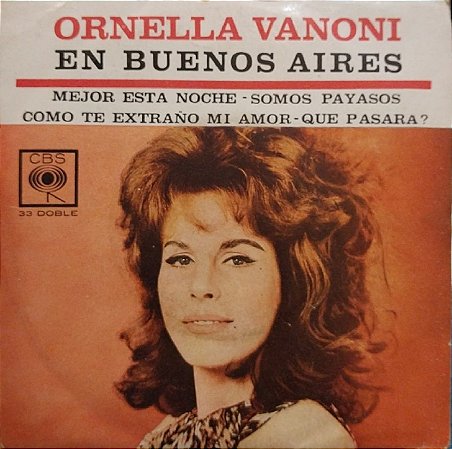 Compacto - Ornella Vanoni – Ornella Vanoni En Buenos Aires - Importado (Argentina)