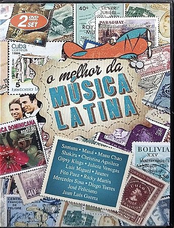 DVD Duplo - O Melhor da Música Latina (Vários Artistas)