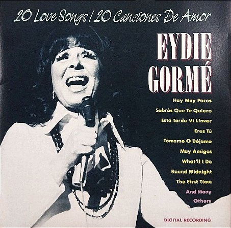 CD - Eydie Gormé - 20 Love Songs / 20 Canciones De Amor