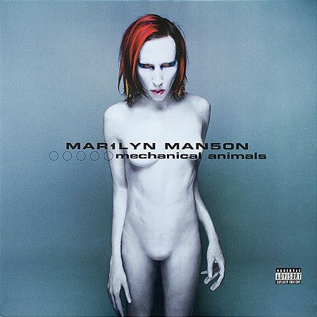 CD - Marilyn Manson ‎– Mechanical Animals - Mar1lyn Man5on