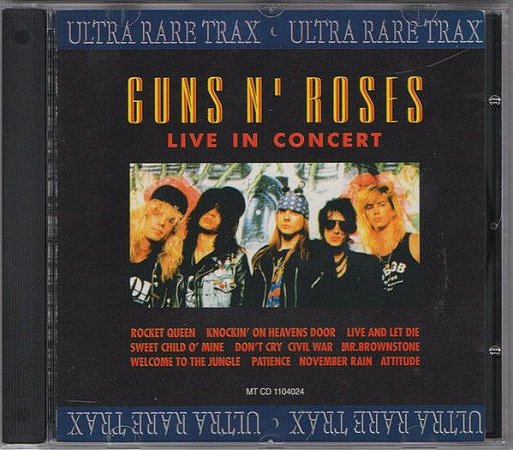 CD - Guns N' Roses ‎– Live In Concert