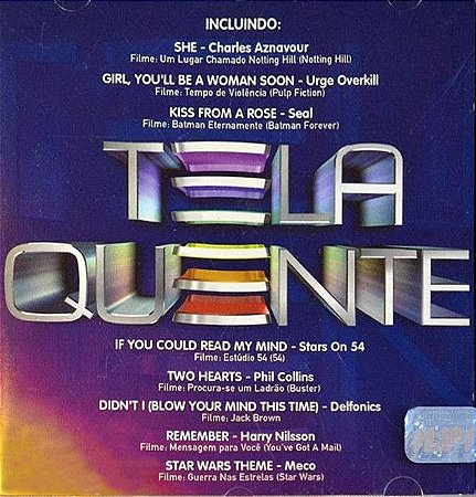 CD ‎– Tela Quente (Vários Artistas)