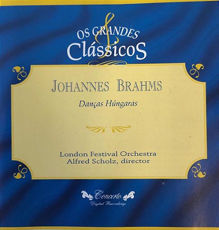 CD - Johannes Brahms - Danças Húngaras - Os Grandes Clássicos