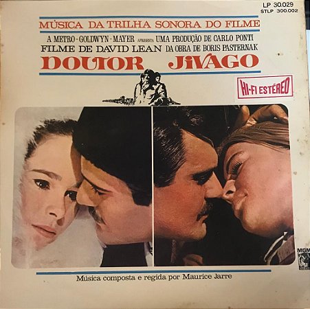 LP - DOUTOR JIVAGO - Maurice Jarre ‎(TSO do Filme)