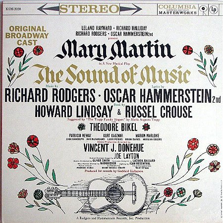 CD - The Sound Of Music (Original Broadway Cast) - Leland Hayward, Richard Halliday, Richard Rodgers, Oscar Hammerstein 2nd Present Mary Martin