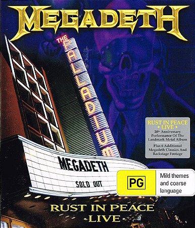 Blu-ray - Megadeth Rust in Peace - Novo / Lacrado