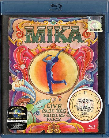 Blu-ray - Mika - Live Park Des Princes Paris (Novo / Lacrado- Promo)