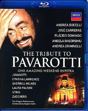 Blu-ray - Tribute to Pavarotti - One Amazing Weekend in Petra ( NOVO)