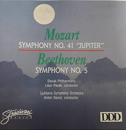 CD -Mozart: Symphony No.41 "Jupiter" / Beethoven: Symphony No.5 -IMP