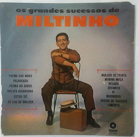 LP -  Miltinho ‎– Os Grandes Sucessos De