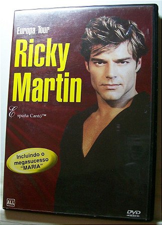 DVD RICKY MARTIN : EUROPA TOUR - ESPAÑA CANTÓ