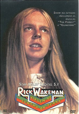 DVD - Rick Wakeman ‎– Viagem Ao Centro Da Terra