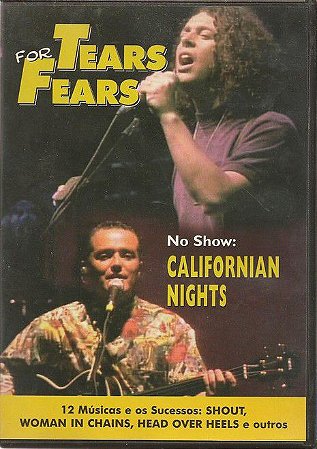 DVD - Tears For Fears ‎– Californian Nights