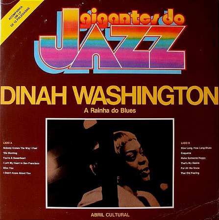 LP - Dinah Washington ‎– A Rainha Do Blues (Coleção Gigantes do Jazz)