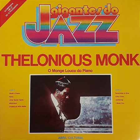 LP - Thelonious Monk ‎– O Monge Louco Do Piano