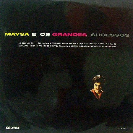 LP - Maysa Matarazzo ‎– Maysa E Os Grandes Sucessos