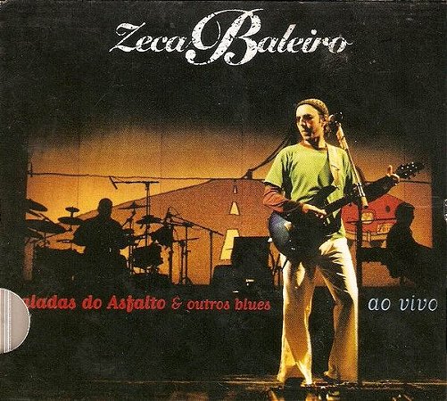 CD - Zeca Baleiro ‎– Baladas Do Asfalto & Outros Blues (Ao Vivo) (Digipack) (Promo) - Novo (Lacrado)