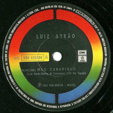 Compacto - Luiz Ayrão ‎– Meu Canarinho / Coração Criança